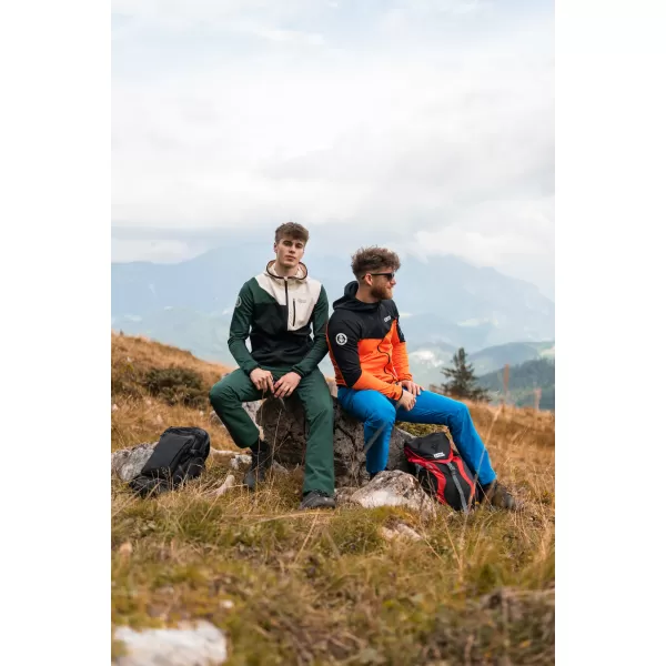  Wasserdichte Outdoor-Hose für Herren NORDBLANC ZESTILY NBFPM7960 DUNKELGRÜN 