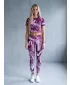 Lange Premium-Leggings für Damen ALTISPORT VOJ/ALW001LEG01 FUCHSIE