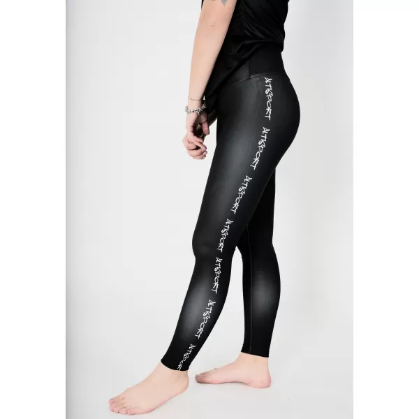  Lange Premium-Leggings für Damen ALTISPORT VOJ/ALW021LEG01 SCHWARZ 