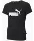 Mädchen-T-Shirt PUMA ESS LOGO TEE 587029-01 SCHWARZ
