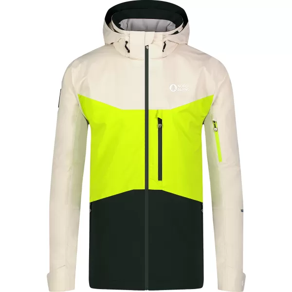  Herren-Skijacke NORDBLANC NIVAL NBWJM7923 LEUCHTEND GRÜN 
