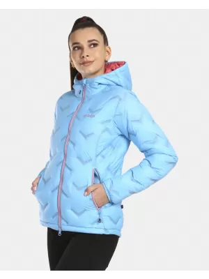Daunenjacke für Damen KILPI ALBERTA-W UL0134KI BLAU