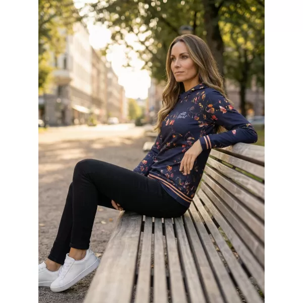  Premium-Sweatshirt für Damen ALTISPORT VOJ/ALW024MI01 DUNKELBLAU 