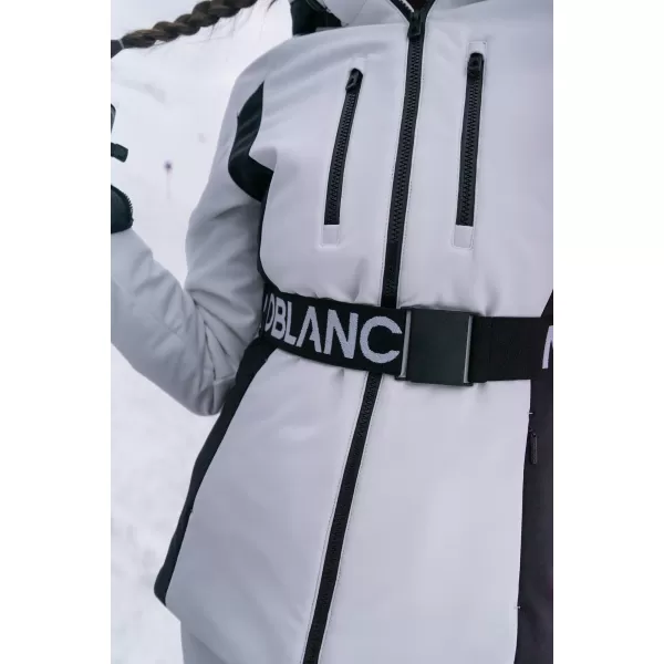  Softshell-Skijacke für Damen NORDBLANC APRES-SKI NBWJL7928 WEIß 
