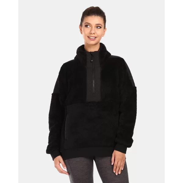 Warmes Damen-Sweatshirt KILPI LIVAE-W UL0214KI SCHWARZ 