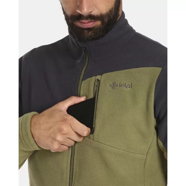  Fleece-Sweatshirt für Herren KILPI GLANDER-M UM0210KI GRÜN 