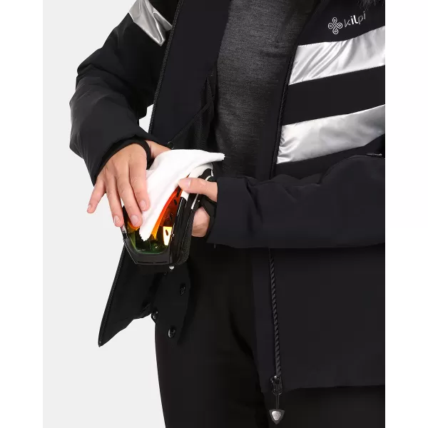  Damen-Skijacke KILPI LTD ASTER-W UL0141KI SCHWARZ 