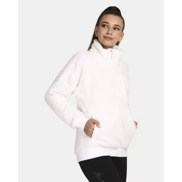  Warmes Damen-Sweatshirt KILPI LIVAE-W UL0214KI WEIß 