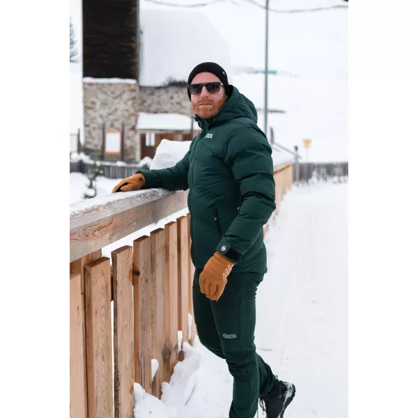  Herren-Winterjacke NORDBLANC BRILLIANCY NBWJM7926 DUNKELGRÜN 