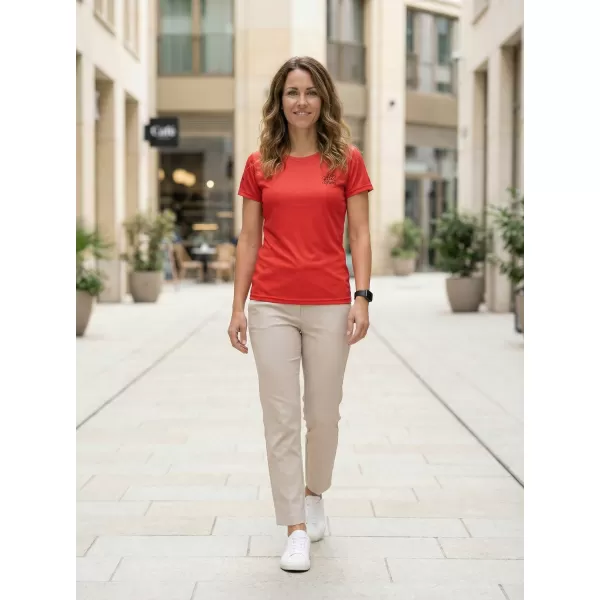  Hochwertiges Funktions-T-Shirt für Damen ALTISPORT VOJ/ALW000TR01 ROT 