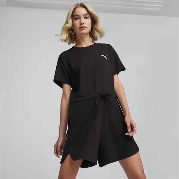  Damenoverall PUMA HER SHORT JUMPSUIT 677891-01 SCHWARZ 