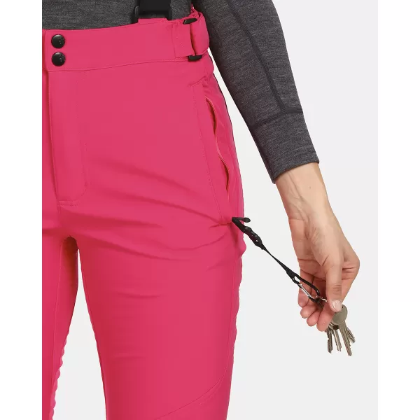  Softshell-Skihose für Damen KILPI RHEA-W UL0407KI ROSA 