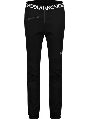 Isolierte Softshell-Hose für Damen NORDBLANC TASK NBWPL7990 SCHWARZ
