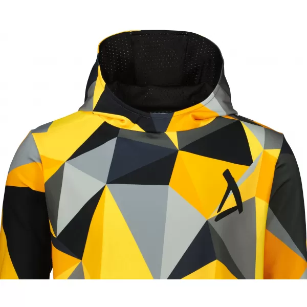  Hochwertiges Funktions-Sweatshirt für Herren ALTISPORT VOJ/ALM007MI01 SCHWARZ UND GELB 