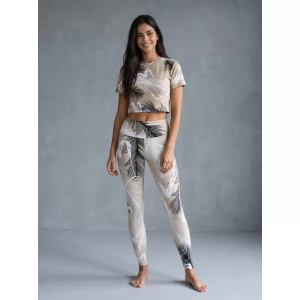  Lange Premium-Leggings für Damen ALTISPORT VOJ/ALW001LEG01 BRAUN 