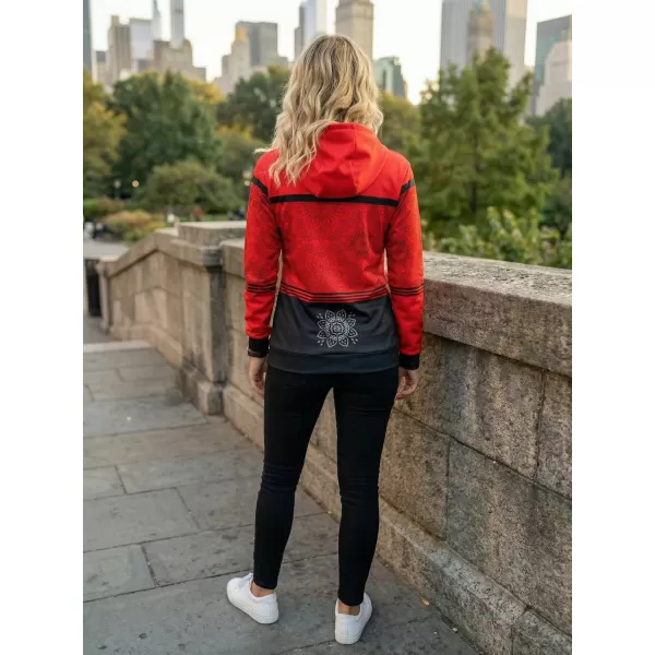  Premium-Sweatshirt für Damen ALTISPORT VOJ/ALW023MI01 ROT 