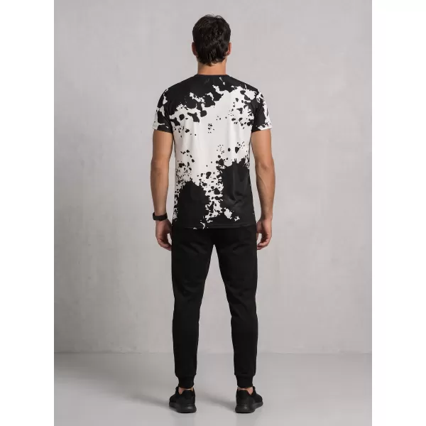  Herren Premium Plus Funktions-T-Shirt ALTISPORT VOJ/ALM012TR02 SCHWARZ UND WEIß 