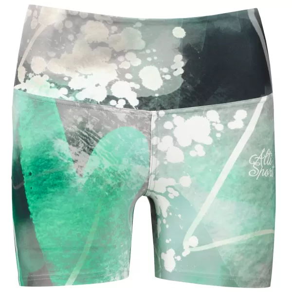  Kurze Premium-Leggings für Damen ALTISPORT VOJ/ALW017LEG03 TÜRKIS 