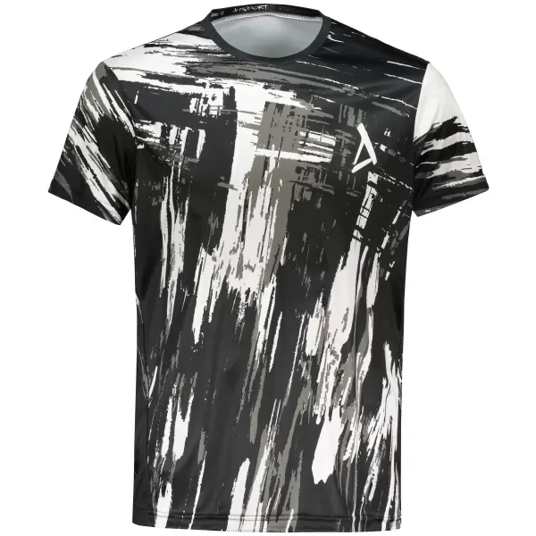  Hochwertiges Funktions-T-Shirt für Herren ALTISPORT VOJ/ALM010TR01 SCHWARZ UND WEIß 