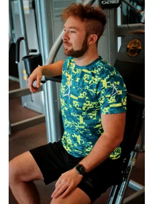 Herren Premium Plus Funktions-T-Shirt ALTISPORT VOJ/ALM011TR02 KEROSIN/NEONGELB