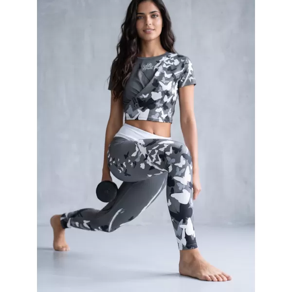  Lange Premium-Leggings für Damen ALTISPORT VOJ/ALW022LEG01 GRAU 