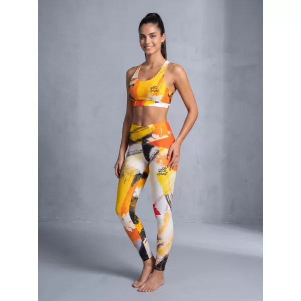  Premium-Sport-BH für Damen ALTISPORT VOJ/ALW019POD01 ORANGE 