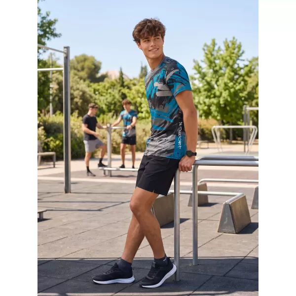  Hochwertiges Funktions-T-Shirt für Herren ALTISPORT VOJ/ALM014TR01 SCHWARZ/KEROSIN 