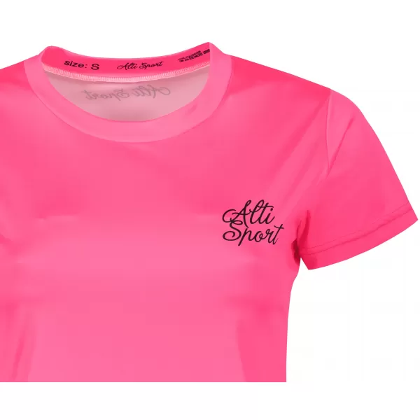  Hochwertiges Funktions-T-Shirt für Damen ALTISPORT VOJ/ALW000TR01 FLUO-ROSA 
