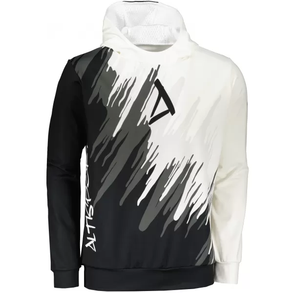  Hochwertiges Funktions-Sweatshirt für Herren ALTISPORT VOJ/ALM006MI01 SCHWARZ UND WEIß 