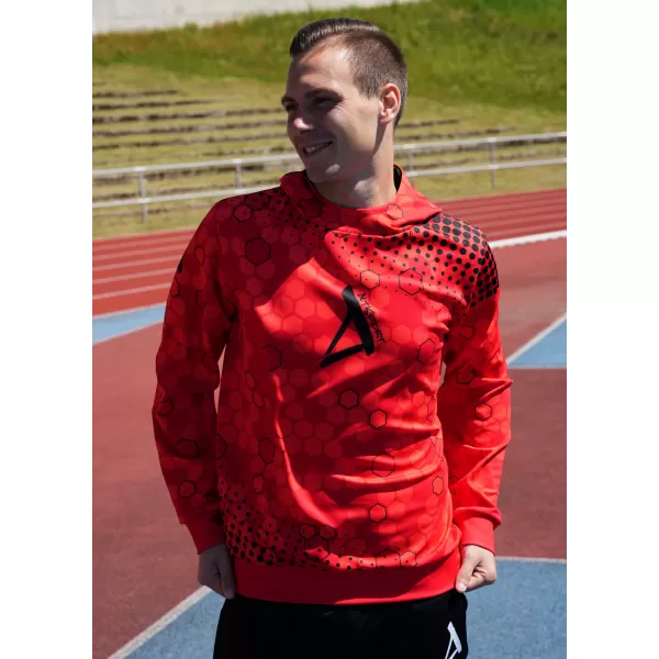  Hochwertiges Funktions-Sweatshirt für Herren ALTISPORT VOJ/ALM005MI01 ROT 