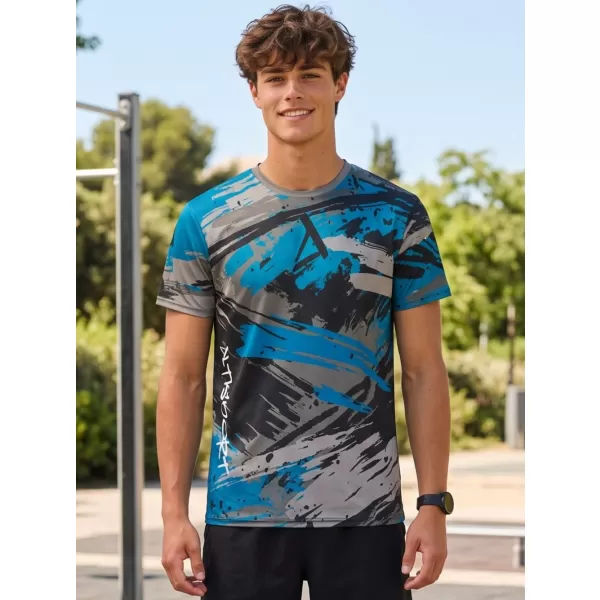  Hochwertiges Funktions-T-Shirt für Herren ALTISPORT VOJ/ALM014TR01 SCHWARZ/KEROSIN 