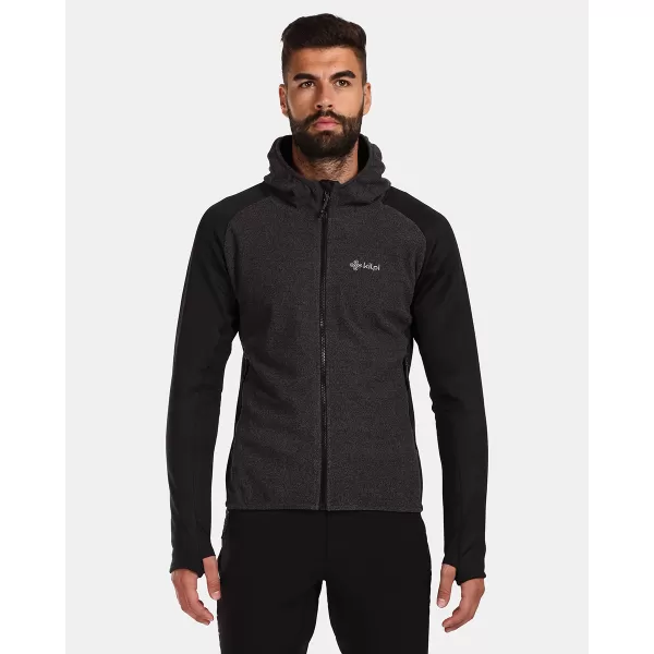  Warmes Herren-Sweatshirt KILPI VERSAM-M UM0215KI SCHWARZ 