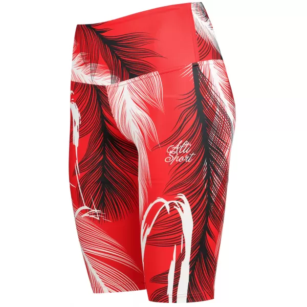  Damen-Leggings oberhalb des Knies Premium ALTISPORT VOJ/ALW001LEG02 ROT 