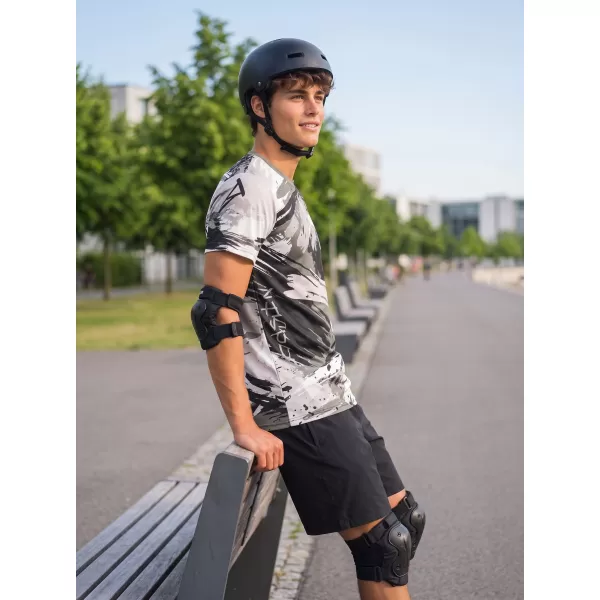  Hochwertiges Funktions-T-Shirt für Herren ALTISPORT VOJ/ALM014TR01 SCHWARZGRAU 