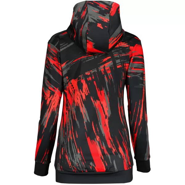  Hochwertiges Funktions-Sweatshirt für Damen ALTISPORT VOJ/ALW010MI01 SCHWARZ UND ROT 