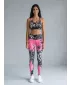 Lange Premium-Leggings für Damen ALTISPORT VOJ/ALW018LEG01 SCHWARZ ROSA
