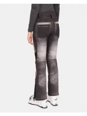 Softshell-Skihose für Damen KILPI JEANSO-W UL0409KI SCHWARZ