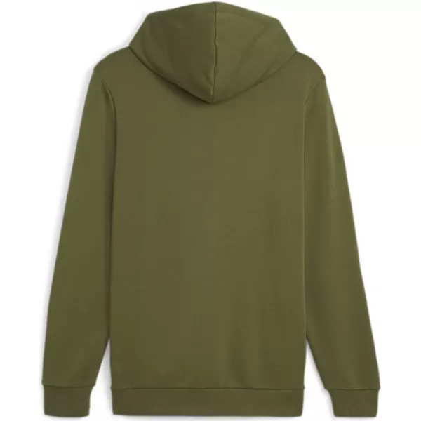  Herren-Sweatshirt PUMA ESS+ 2 COL BIG LOGO HOODIE 586765-35 GRÜN 