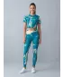 Lange Premium-Leggings für Damen ALTISPORT VOJ/ALW010LEG01 KEROSIN/BRAUN