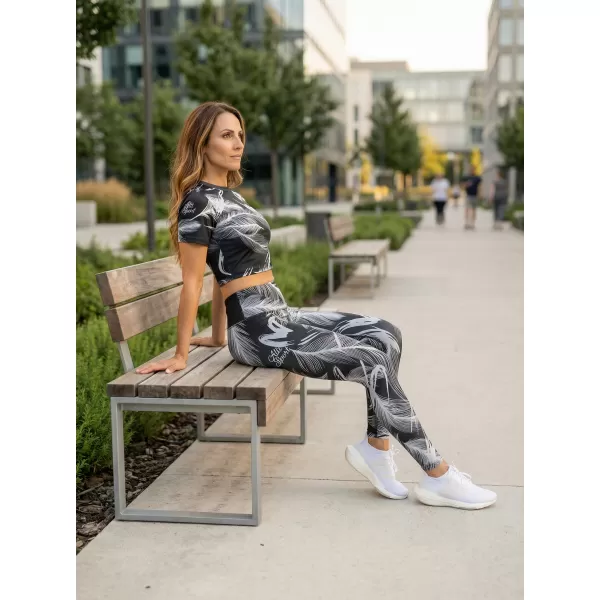  Lange Premium-Leggings für Damen ALTISPORT VOJ/ALW001LEG01 SCHWARZGRAU 
