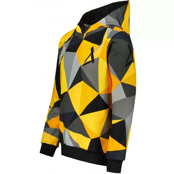  Hochwertiges Funktions-Sweatshirt für Herren ALTISPORT VOJ/ALM007MI01 SCHWARZ UND GELB 