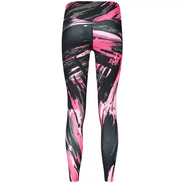  Lange Premium-Leggings für Damen ALTISPORT VOJ/ALW010LEG01 SCHWARZ/HELLROSA 