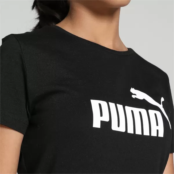  Mädchen-T-Shirt PUMA ESS LOGO TEE 587029-01 SCHWARZ 