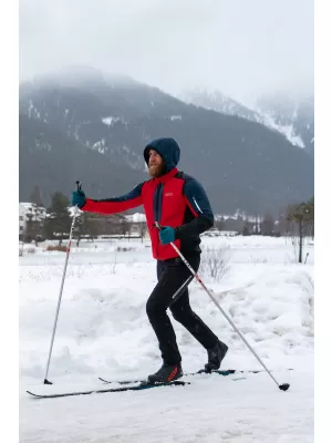 Isolierte Softshell-Hose für Herren NORDBLANC SETOF NBWPM7987 SCHWARZ