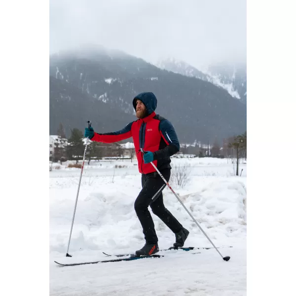  Isolierte Softshell-Hose für Herren NORDBLANC SETOF NBWPM7987 SCHWARZ 