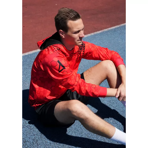  Hochwertiges Funktions-Sweatshirt für Herren ALTISPORT VOJ/ALM005MI01 ROT 