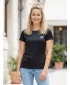 Hochwertiges Funktions-T-Shirt für Damen ALTISPORT VOJ/ALW000TR01 SCHWARZ