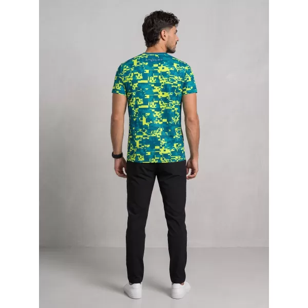  Herren Premium Plus Funktions-T-Shirt ALTISPORT VOJ/ALM011TR02 KEROSIN/NEONGELB 