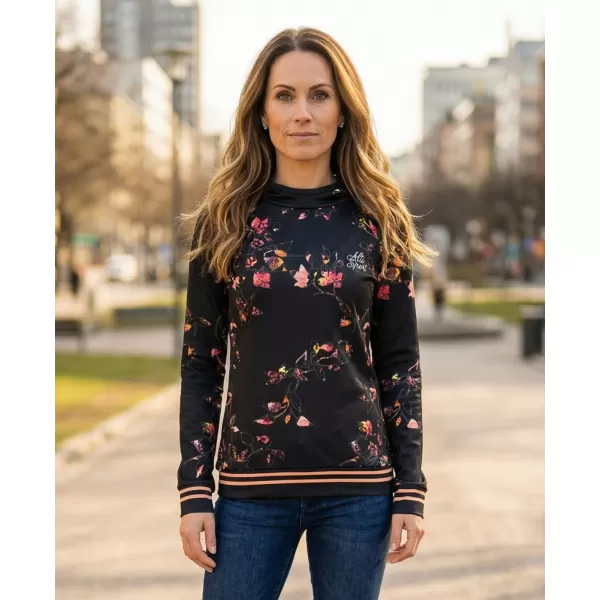  Premium-Sweatshirt für Damen ALTISPORT VOJ/ALW024MI01 SCHWARZ 