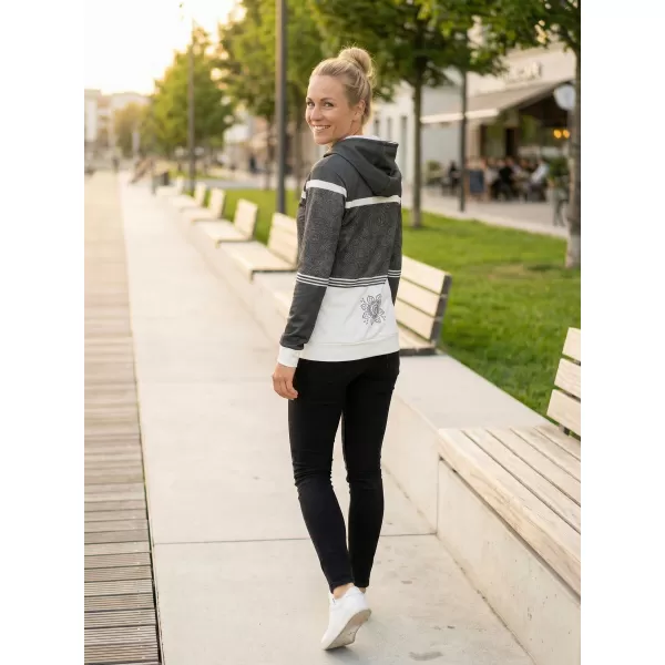  Premium-Sweatshirt für Damen ALTISPORT VOJ/ALW023MI01 GRAU 